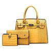 Sac à mains Hermes 3 pièces Jaune