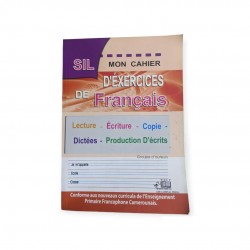 Mon cahier d'exercices de français SIL disponible sur afoma-cm :