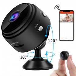 Mini Caméra  de vidéo surveillance de sécurité rechargeable 1080P