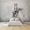 Papier peint 3d motif cheval
