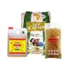 RIZ 25KG + SPAGHETTI 5 KG + HUILES 5KG