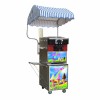 Machine à Glaces Italienne - 2 Parfums & 1 Mixte  bleue sur afoma-cm