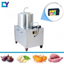 Machine automatique de lavage et d'épluchage d'aliments