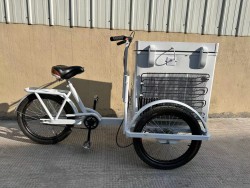 Tricycle de crème glacée Congélateur de 68 litres